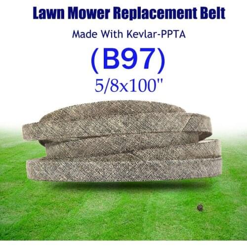 Make with Kevlar Mower Belt 754-0474/954-0474 754-0476/954-0476 5/8x100" B97 Triangle For M/TD M/KFLGBB2-B97R34