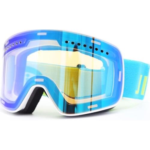 Ski Goggles Cylinder Snowboard Goggles Snow Goggles with Magnet Layers Lens Quick Change Lens Glasses Snowboard Goggles