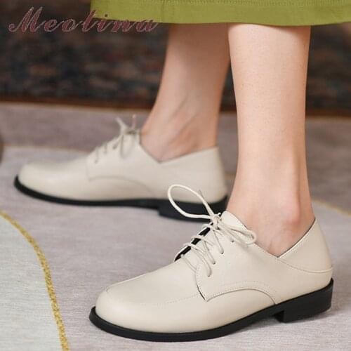 Женские оксфорды Meotina China At AliExpress
