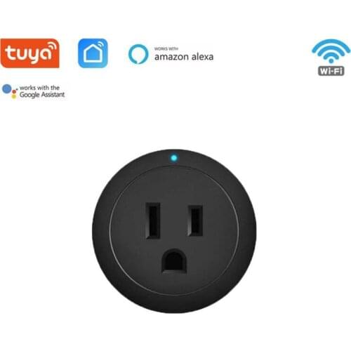 Tuya WiFi Smart Socket Automation Modules 10A US Smart Home Smart Timer Plug Smart Life APP Voice Control With Alexa Google