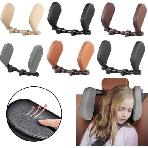 Car Seat Headrest Pillow Neck Cushion Seat Support Head Restraint Pillow Headrest Neck Travel Sleeping Cushion For Kids Adults