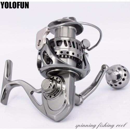 Full Metal 5.5:1 Spinning Fishing Reels Saltwater Stainless Gear 11+1BB Carp Fishing CNC Technology Carbon Textile Brake Pesca