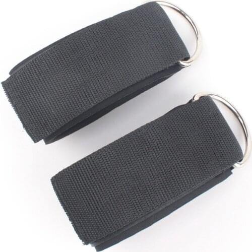 Ankle buckle plus cotton vertical ring combined elastic rope accessories thickened processing straps leg training equipment