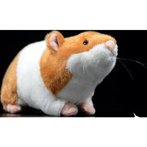 Lifelike toy Gold hamster plush toy about 20cm mouse soft doll baby toy Christmas gift h1208
