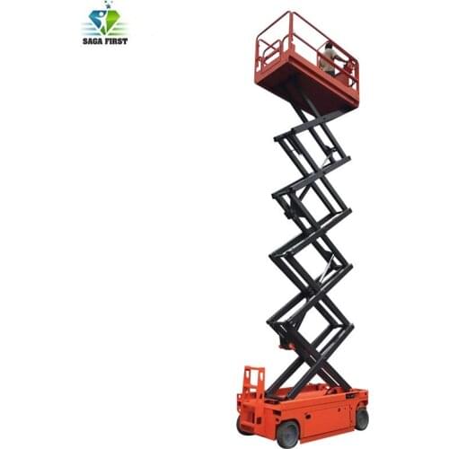6m Self Propelled Hydraulic Scissor Lift Aerial Working Platform Lifter