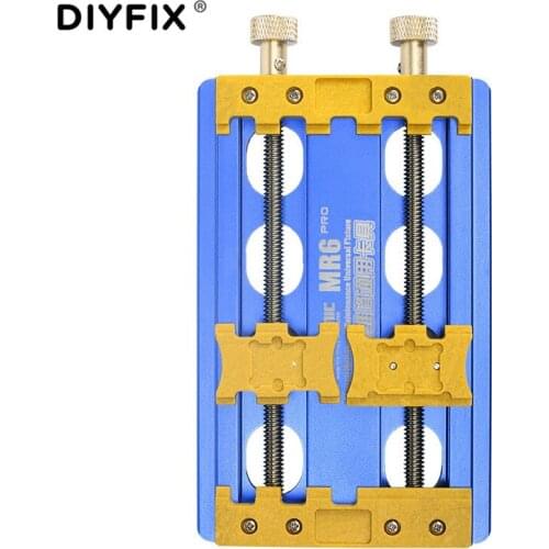 DIYFIX Universal PCB Holder Dual Bearing Fixture For Mobile Phone Repair Motherboard Integrated IC Chip Remove Glue Clamp Tool