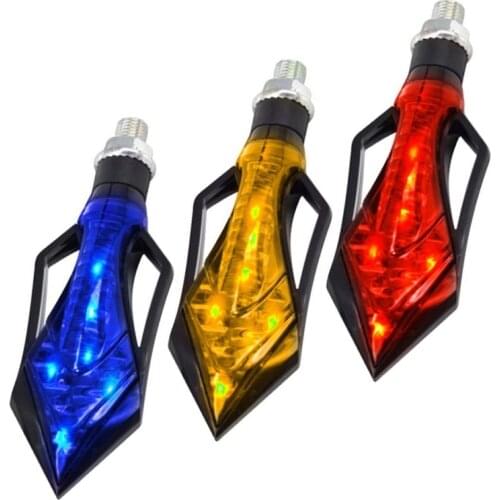 1 Pair 12V Universal Motorcycle Turn Signals Light Tail Flasher Blinker Warning light Signal lamp Waterproof Indicator Light