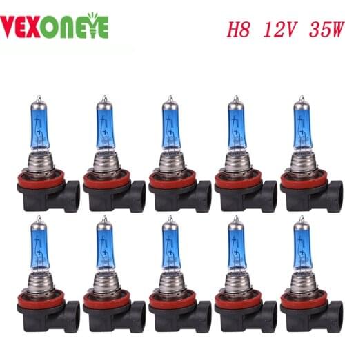 10pcs H8 12v 35w Halogen car fog lamp high quality professional design bulb halogen bulb