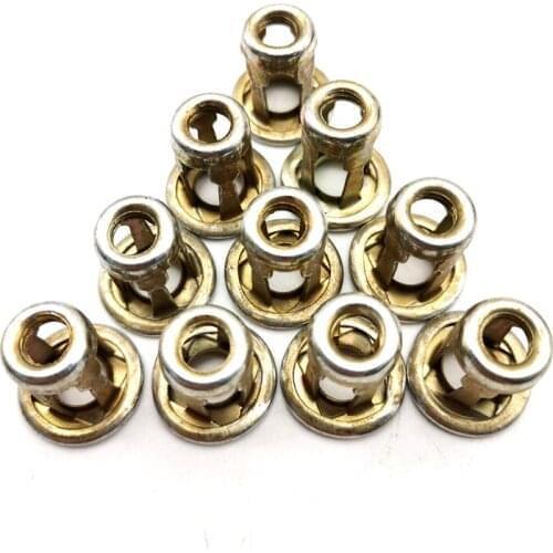 10Pcs Universal Car Metal Screw Base Clamp Auto Trunk nut Front Back License Plate Install Fastener Clips