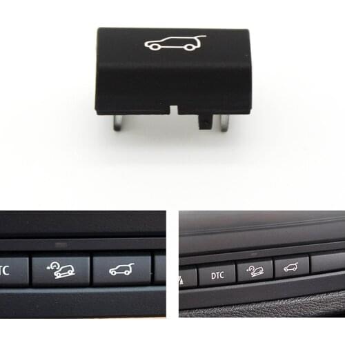 Car Central Control Panel Tail Gate Trunk Switch Luggage Button Switch Tailgate Cover For BMW X5 X6 E70 E71