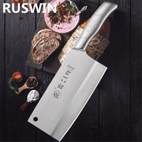Household Kitchen Slicing Knife Stainless Steel Kitchen Knife Chinese Sharp Gift ChefS Knife Meat Cleaver Cutlery Butcher Knife