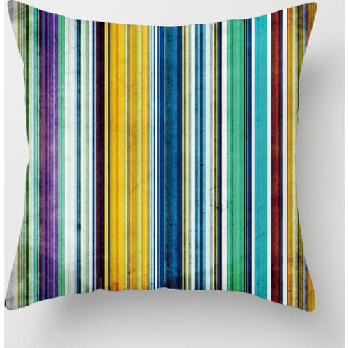 Ins Nordic style home upholstery golden sofa pillow cover digital printing office cushion cover custom pillow cover