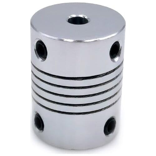 D19*L25 Aluminium flexible Jaw Shaft Coupling 5 8 6.35mm 8mm 10mm CNC Stepper Motor Coupler Encoders Engraving Machine