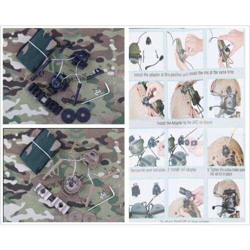 Emerson Tactical FAST Helmet accessories HELMET RAIL ADAPTER SET BD8625