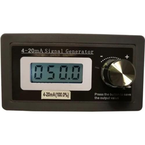 4-20mA Signal Generator with Percentage Display Panel-mounted Current Loop Generator 4 to 20mA Simulator