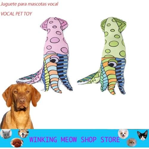 Pets Toys Dog Squeaky Accessories Simulated Octopus Non Toxic Interaction Chew Clean Your Teeth PP Cotton Puppy Large Supplies