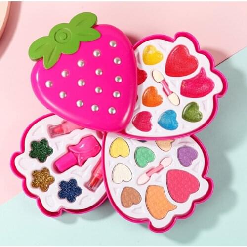 Pretend Play Set Simulated Attractive Washable Children Dressing Makeup Toy Girl Water-soluble Nail Polish Toys for Gift