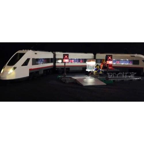 Led Light Kit For 60051 Trains High-speed Passenger (Only LED Light, No Block Kit)