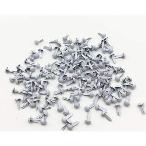 5000pcs Round Mini Brads For Stamping Embellishment Scrapbooking 5x9mm DIY Crafts,White Color
