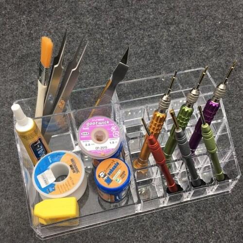 Multifunctional Cell Phone Repair Tool Box Tool Boxes Screw Tweezers Screwdriver Storage Box Work-box tool bag