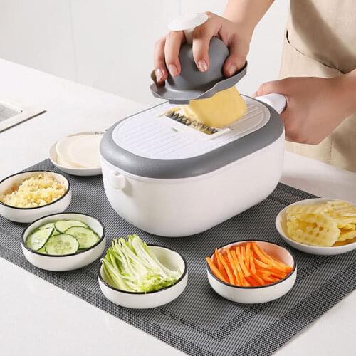 2021New style wash cut one Fruit and vegetable grater Home kitchen multi-function drain basket shredder