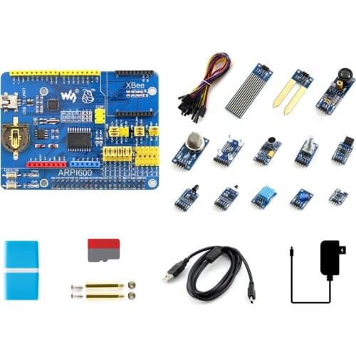 Raspberry Pi 4 Model B Sensor Kit, with 13 Popular Sensors