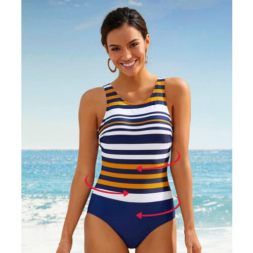 2020 New One Piece Swimsuit Plus Size Swimwear Women Classic Vintage Bathing Suits Beachwear Backless Slim Swim Wear M~2XL