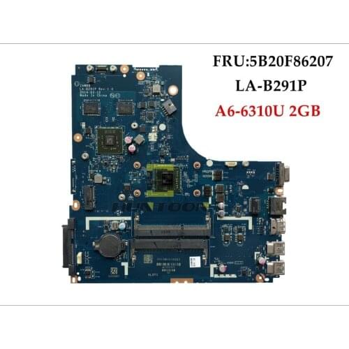 Wholesale ZAWBB LA-B291P For Lenovo B50-45 Laptop Motherboard FRU:5B20F86207 A6-6310 2GB 100% Fully Tested&High quality
