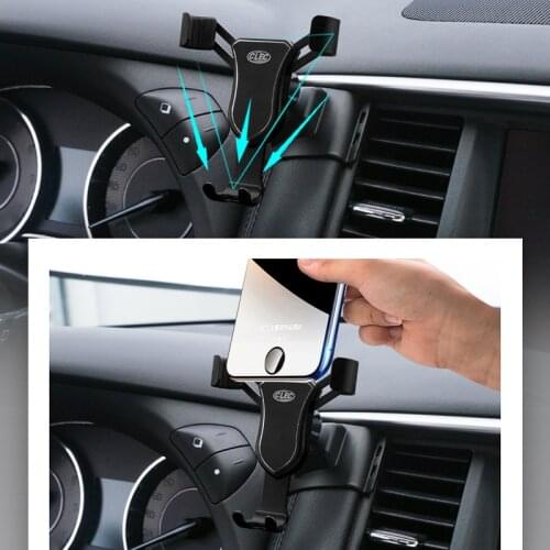 For Nissan Patrol Y62 2010 - 2019 Car Air Vent Mount Adjustable Phone Holder Smartphone Stand Mobile Phone Cradle Accessories