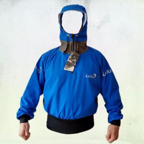 Semi-dry cags ,paddle jacket with storm hood splash top,sailing ,canoeing spray jacket,Touring,Kayaking ,Sea Kayak,Rafting