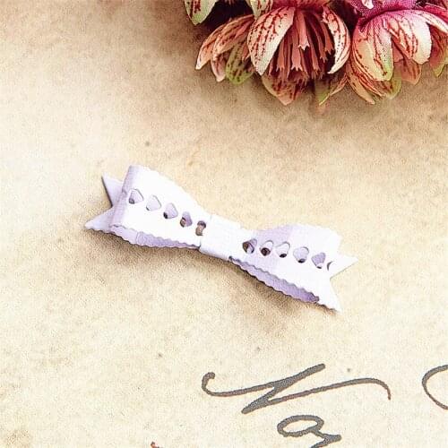 10.5x2cm Bow Cutting dies metal crafts paper die-cutting /DIY embossing Easter and New Year Scrapbooking
