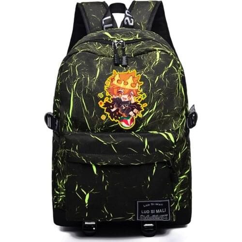 Backpack Anime Haikyuu!! Mochila High Quality Schoolbag Teenger Casual Packsack Unisex Student Travel Laptop Bag