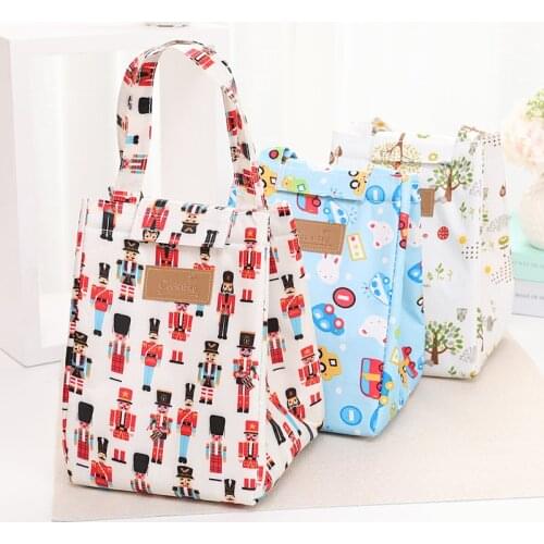 Sandwich Bag Camping Handbag Cooler Lunchbox Bag Portable Thermal Insulated Lunch Bag Lady Carry picinic Food Tote bolsa termica