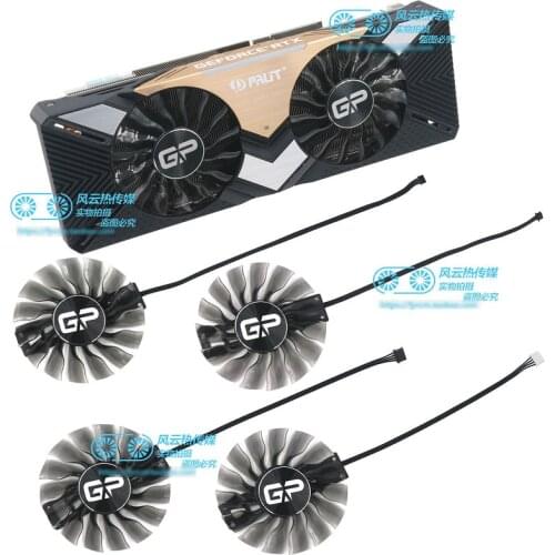 New for PALiT RTX2080Ti GAMING PRO DUAL 11G Graphics card cooling fan FD9015H12S