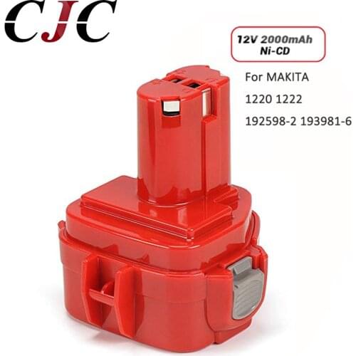 2000mAh 12V Ni-CD 2.0Ah Replacement Power Tool Rechargeable Battery for Makita PA12 192681-5 1220 1233 1201 1222 1223 1235