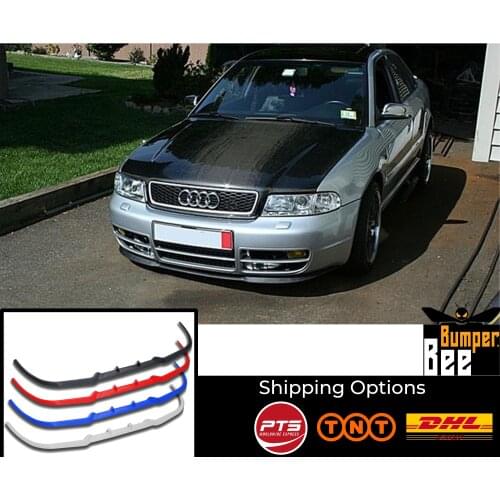 For AUDI A4 / S4 / RS4 B5 CUPRA R FRONT SPOILER BUMPER LIP Euro Spoiler Lip Universal 3 pcs Body Kit