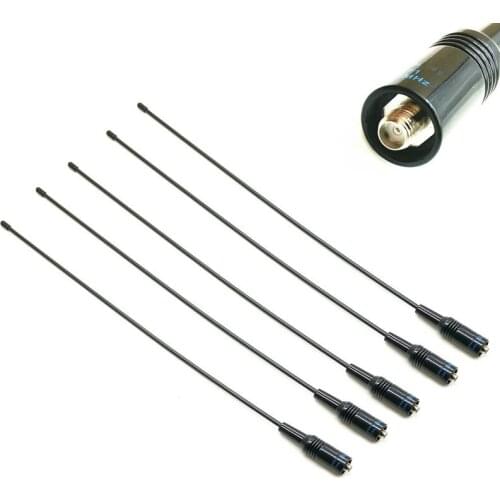 5PCS/Pack Na-771 Sma-f Female Dual Band 144/430MHZ Radio Antenna For Wouxun Kg-uvd1 Baofeng Uv-5r BF888S Walkie Talkie