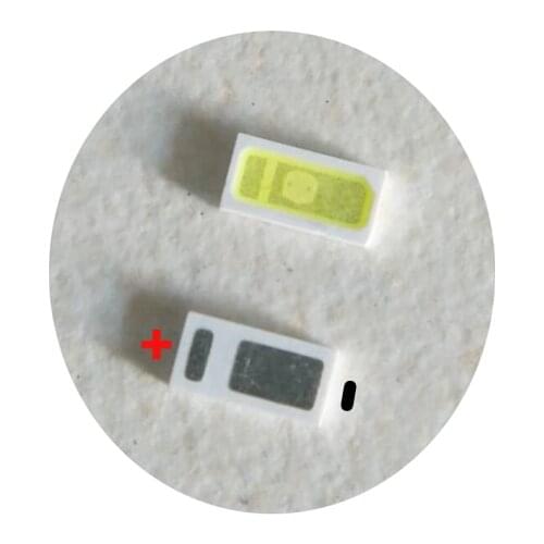 50pcs Original Everlight 4020 SMD LED Beads Cool White 0.5W 3V 150mA For TV/LCD Backlight