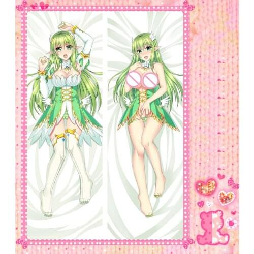 Anime Cartoon Elsword Bolster Hugging Peach Skin 2 Way Pillow Case Pillow Cover Pillowcase Gift 78067