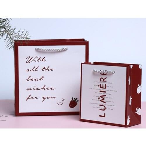 China Manufacture Simple Design Custom Logo Printed brown Paper Shopping Gift Bag,Paper Bags With Handles --XP2228