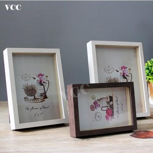 Wood Photo Frame Retro Style Classic Nordic Picture Frame Photo 6 7 8 10 inch,Lovers Wedding Frame,Holiday Gift