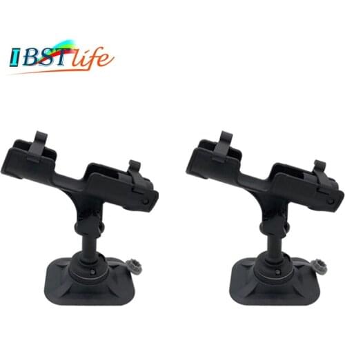 2PCS Fishing Rod Pole Holder Rack Rest Adjustable Removable can glue to Kayak Boat Support Boat Fishing Accessories Pole Bracket