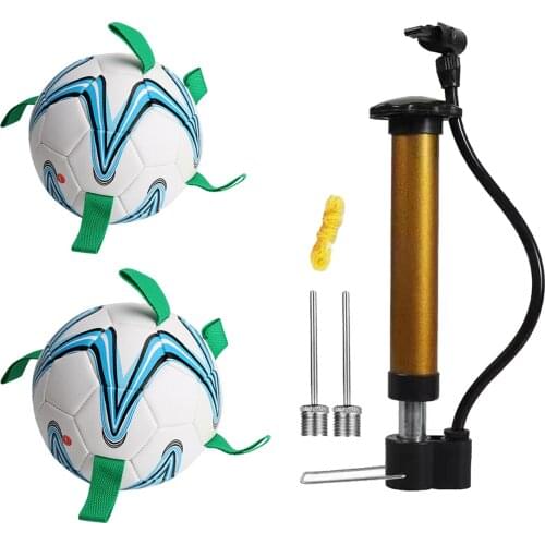 Dog Soccer Ball Football Toys For Puppy large Dogs Outdoor Training Interactive Pet Hunting Bite Ball Toys with Grab Tabs