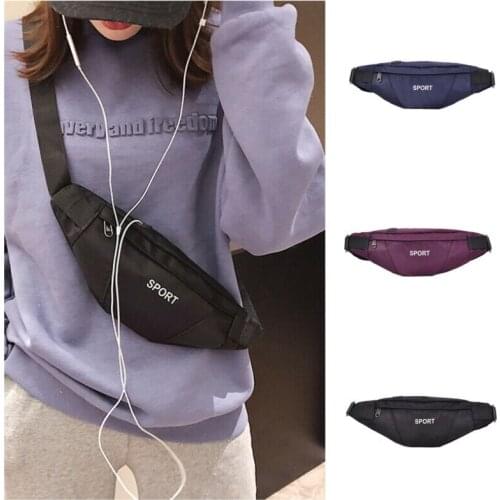 2019 Newest Hot Women Sport Waist Fanny Pack Belt Bag Travel Hip Bum Bag Small Purse Chest Pouch Waist Packs