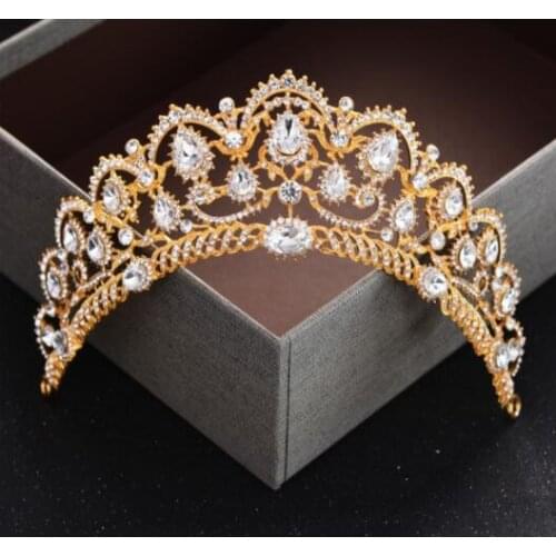 Gold Silver Greek Roman Goddess Wedding Party Crown Bridal Tiara Bride Hair Hoop Accessories Women Girl Jewelry Hairband