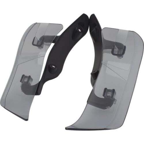 Motorcycle Smoke Adjustable Fairing Air Deflectors Upper Fairing Accents Wind Deflectors For Harley Touring Road Glide 2015-2020