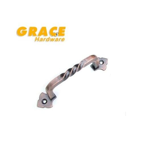 Draw Handle Home Decor Modern European Style Cabinet Door Handle Rural Wardrobe Drawer Handles(C.C.:98mm,Length:119mm)