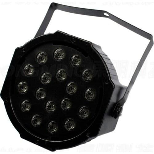 18W 18Leds PAR64 DMX-512 AC 110-220V LED Stage Laser Light RGB PARTY Disco/Family/Bar DJ Lighting Decorations EU/US Plug