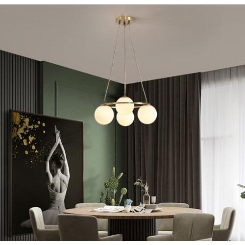 Simple Fixture Modern LED Chandelier Hanging Indoor Lighting Lustre Decoration For Living Room Dining Room Kitchen Pendant Lamp