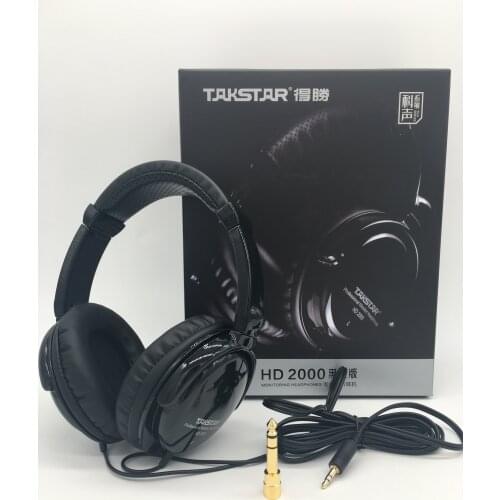 Takstar HD2000 monitor headphone HiFi stereo headphones professional dynamic audio mixing DJ studio recording monitoring headset